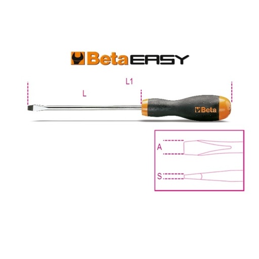 [BE012010048] 1201 6.5X100-SCREWDRIVERS SLOTTED HEAD 