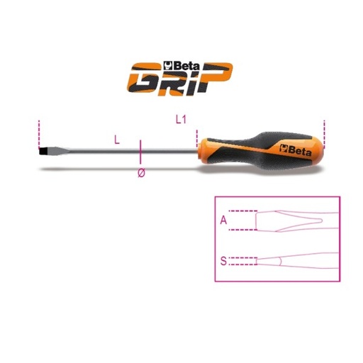 [BE012600057] 1260 8X150-SCREWDRIVERS SLOTTED HEAD 