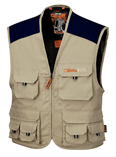 [BE078570002] 7857 SB/M-SLEEVELESS WORK Vest