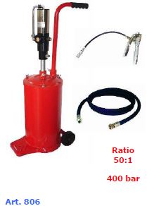 [BZ806] 806 AIR Grease Pump with Drum 16 KG 