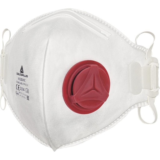 [DPM1300VBC] M1300VBC Half Masks FFP3+V Box10