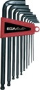 Set 10Pc Ball Head/Offset Hex Long Allen Key Set (1.5-10)Mm