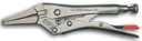 LOCK GRIPK PLIERS LONG NOSE JAWS 8.5"/2.15mm