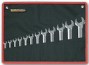 SET OF 6 OPEN-END WRENCHES 6-7/16-17 