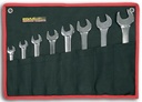KIT 12 INCH OPEN END WRENCHES MIRROR 