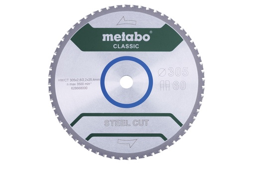 [ME628668000] SteelCutClassic 305x25.4 60 FZFA/FZFA 4° 