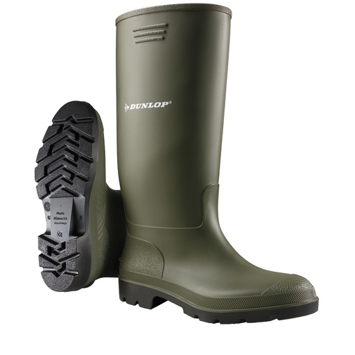 Dunlop PVC Waterproof Boots Green
