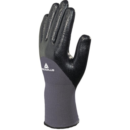VE713 BLACK NITRILE PA Knitt Gloves