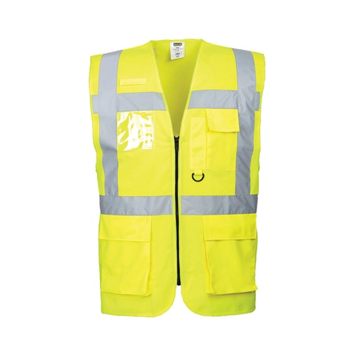 H009 - Yellow Pockets High Visibilty Vests