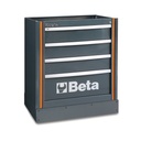 C55M4- Fixed module with 4 drawers