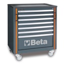 C55C7- Mobile roller cab with 7 drawers