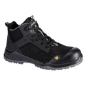 FE01 - Bevel Composite Mid Safety shoes S3S ESD SR FO Black/Grey