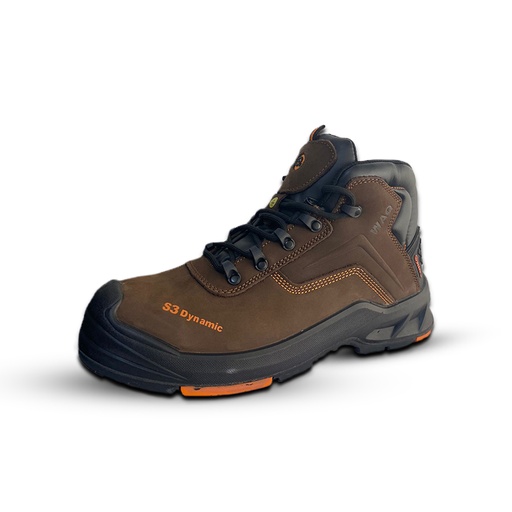 SS-138 S3 HRO WRU BROWN COMPOSITE HIGH SAFETY SHOES
