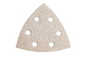 25 HOOK AND LOOP SANDING SHEETS 93 X 93 MM, P180, PAINT, DS