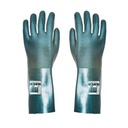 A835 Green Double Dipped PVC Chemical Glove 35CM