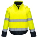 C464 - Hi-Vis 2-in-1 Contrast Essential Lite Bomber Winter Jacket- LARGE