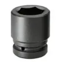 IMPACT SOCKET 1.1/2" Sq drive 6 point Size 80mm 