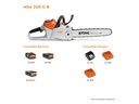 MSA 220 C-B Cordless Chainsaw 16", 2X36V/7.2Ah