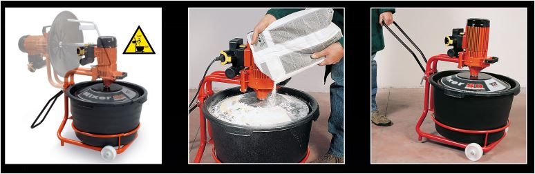 MIXER 50 SUPER 230V./50Hz with whip ad bucket 
