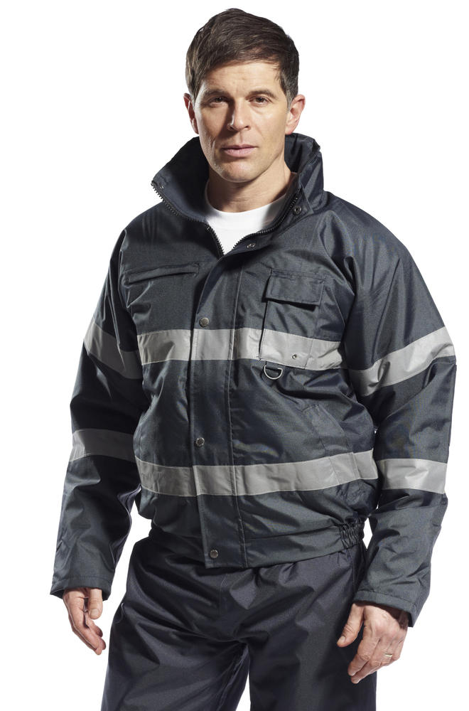 S434 Navy Iona Short Jacket