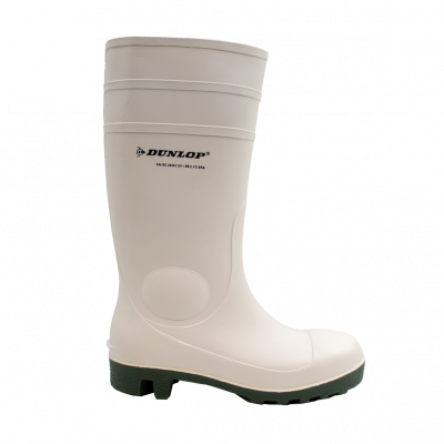 Dunlop PVC Safety Boots SB SRA White