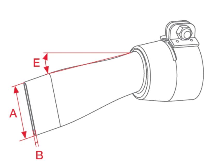 Leister Wide Slot Nozzle Wide slot nozzle (ø 31.5) For hot air guns