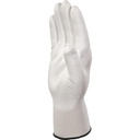VE702-10 PA knitt Glove PU Palm White* 