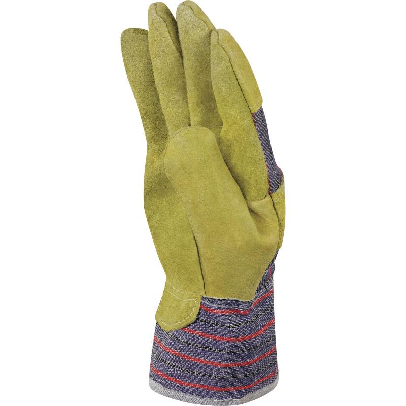 DC103 Leather Glove canvas back - Beige 