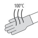 VENICUT55-10 YEL/GREY TAEKI KNITT GLOVES 