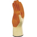 VE730OR Latex Cotton Polyester Glove Yel-Orange