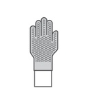 VE509NO dipped gloves Neoprene w/cotton flocklining