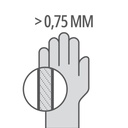 VE509NO dipped gloves Neoprene w/cotton flocklining