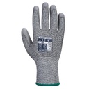 A622 Grey Palm glove, Cut 5 PU