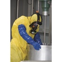 PETRO066 Blue Full PVC coating Gloves, 62cm