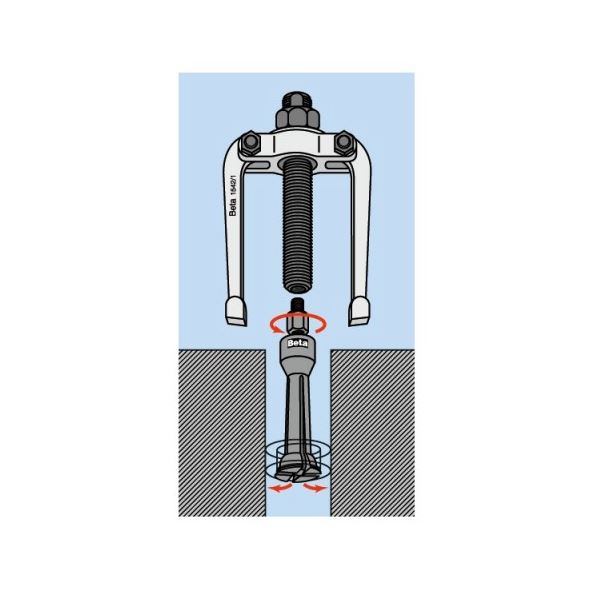 1545/C5M -PULLER KIT with 5 extractors