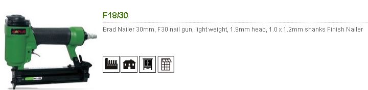 F18/30 BRAD NAILER 30mm