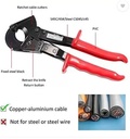 Long Ratchet Cable Cutter 54mm/480mm² 