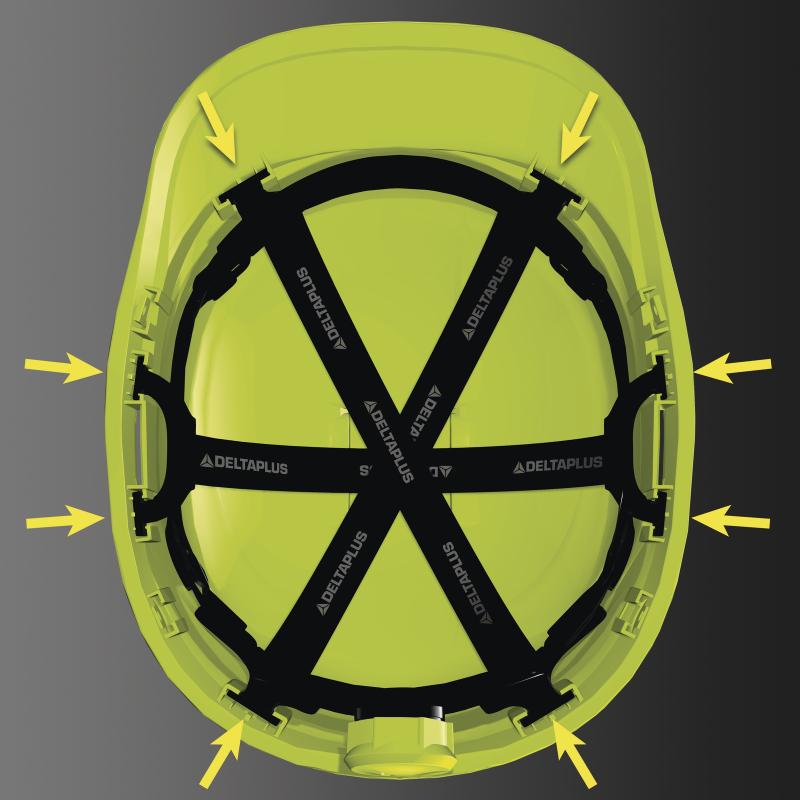 DIAMOND VI WIND - HI-VIS SAFETY HELMET