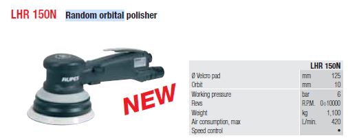 LHR150N PNEUMATIC POLISHER 125mm PAD 
