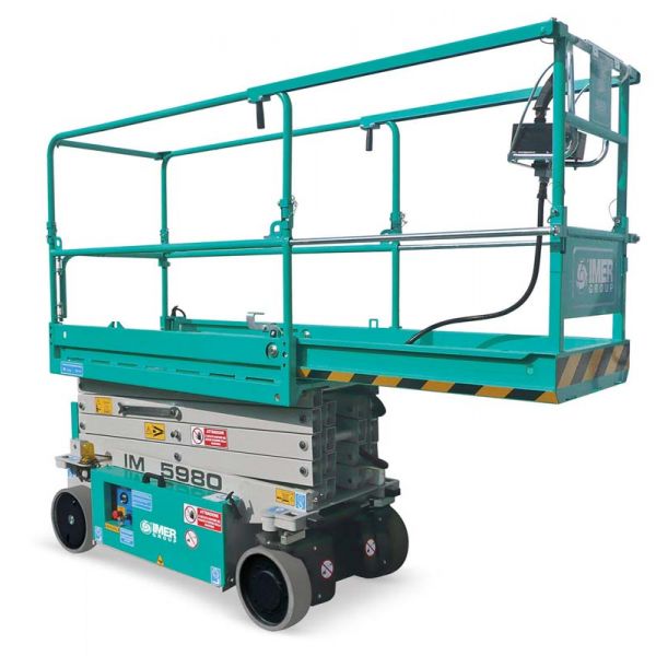 Indoor Electrical scissor lift - Working height: 6.5m