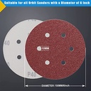 Sanding Velcro Disc VEL-3S 150 80-P F6 