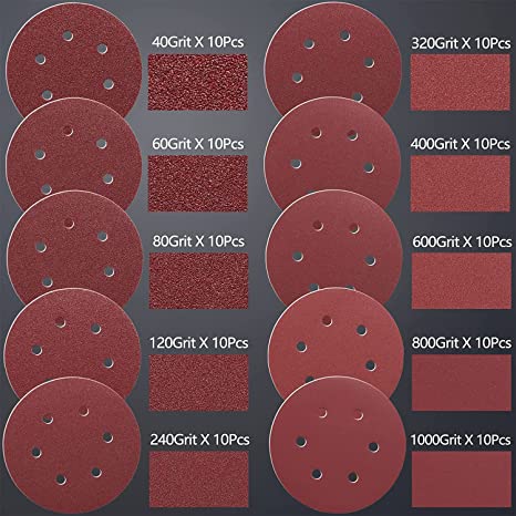 Sanding Velcro Disc VEL-4V 150 800-P F7 