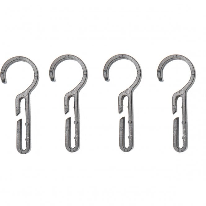 PA04BKR black Helmet Clips (pk 100) 