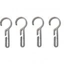 PA04BKR black Helmet Clips (pk 100) 