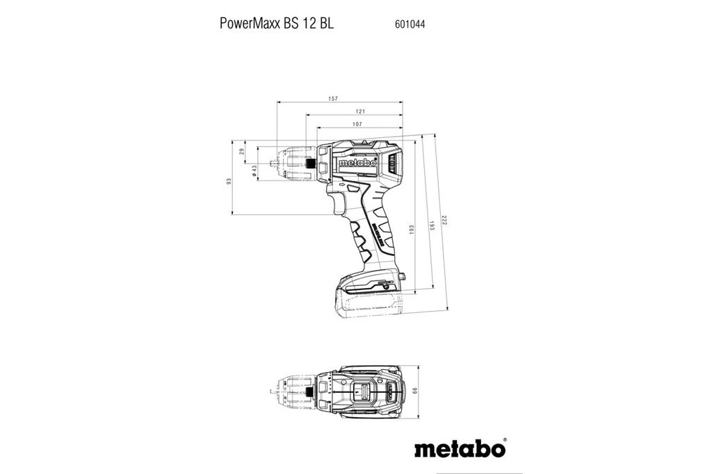 PowerMaxx BS 12 BL Cordl.Drill Screwdriv