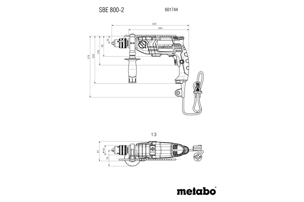 SBE 800-2 Impact drill
