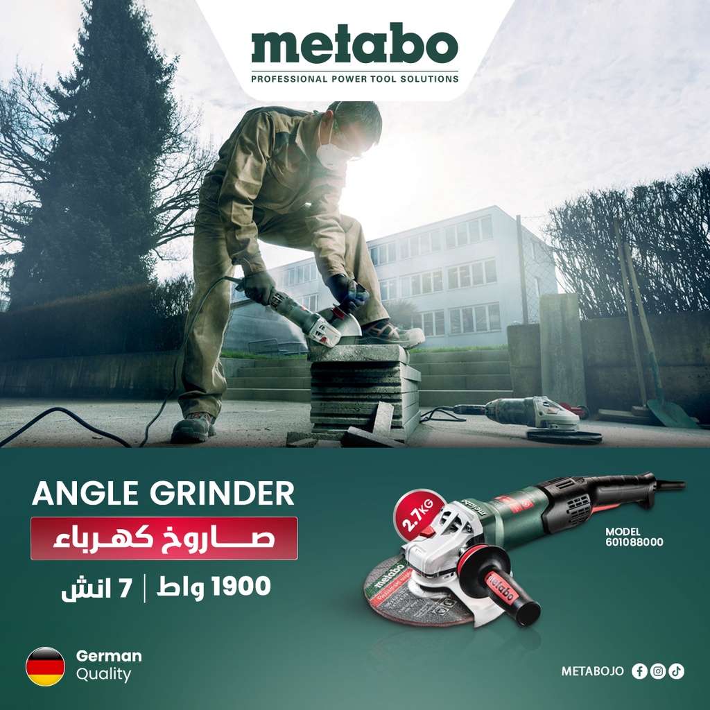 WE 19-180 Quick RT Angle grinder 