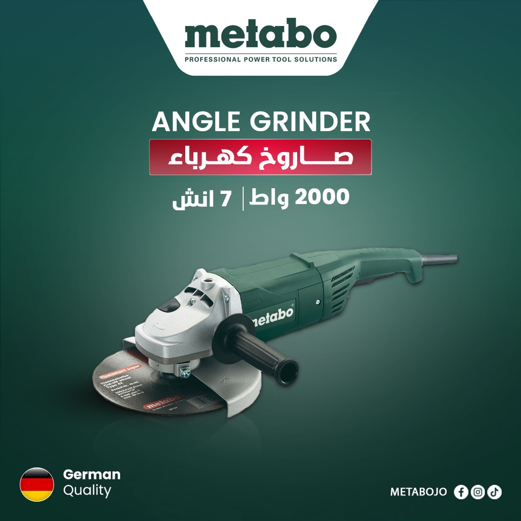 WX 2000 * Angle grinder (180) 2000 W - 7 " 