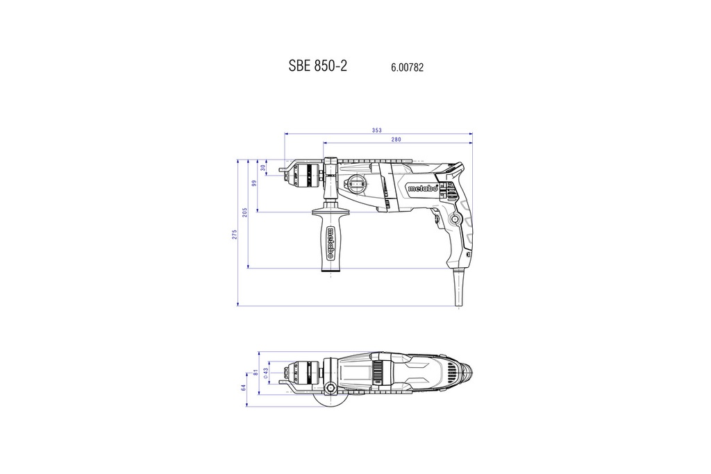 SBE 850 - 2 Impact drill 
