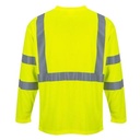 S191 Yellow Hi-Vis Long Sleeved T Shirt